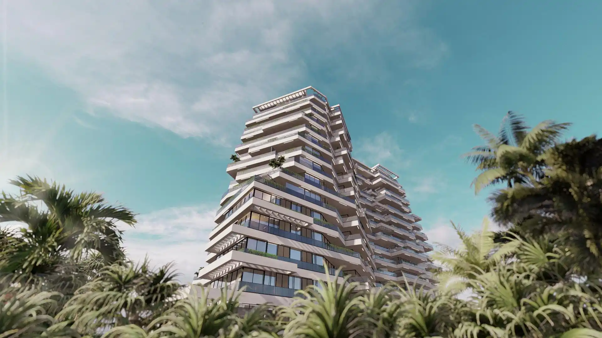 نمای بیرونی پروژه ترینیتی از سازنده دکا در منطقه ارجان دبی