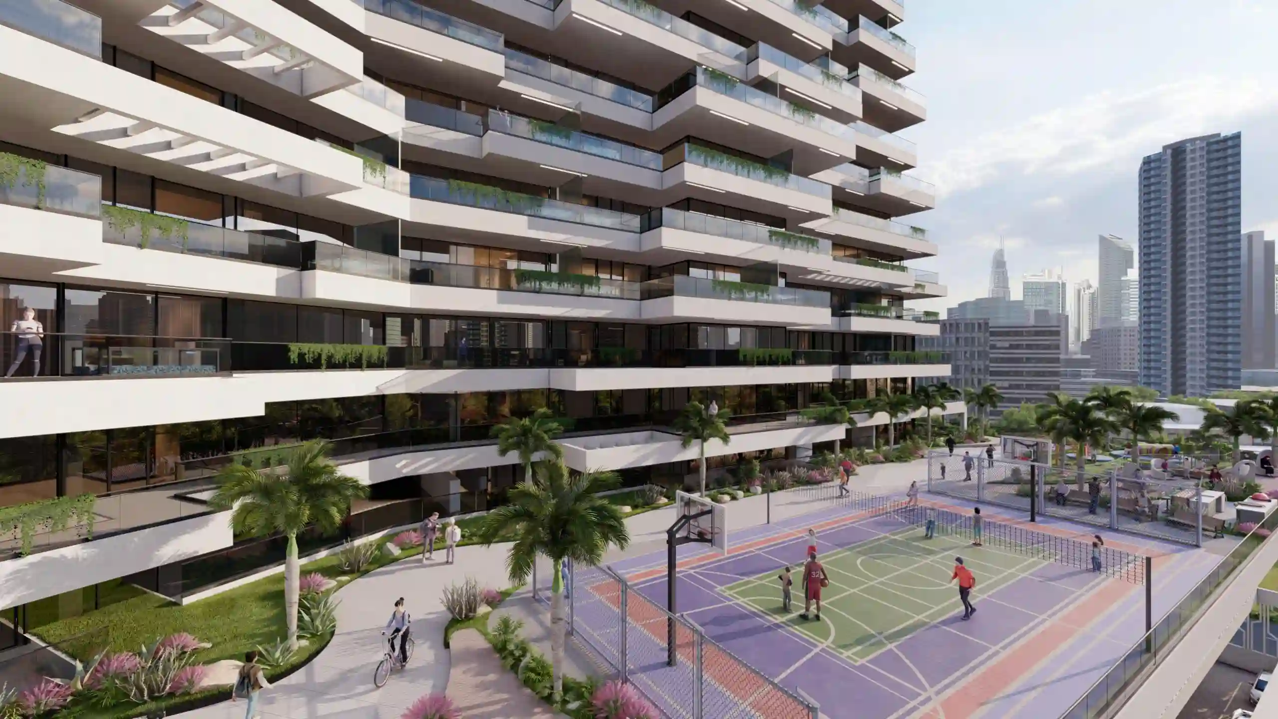 زمین تنیس پروژه ترینیتی از سازنده دکا در منطقه ارجان