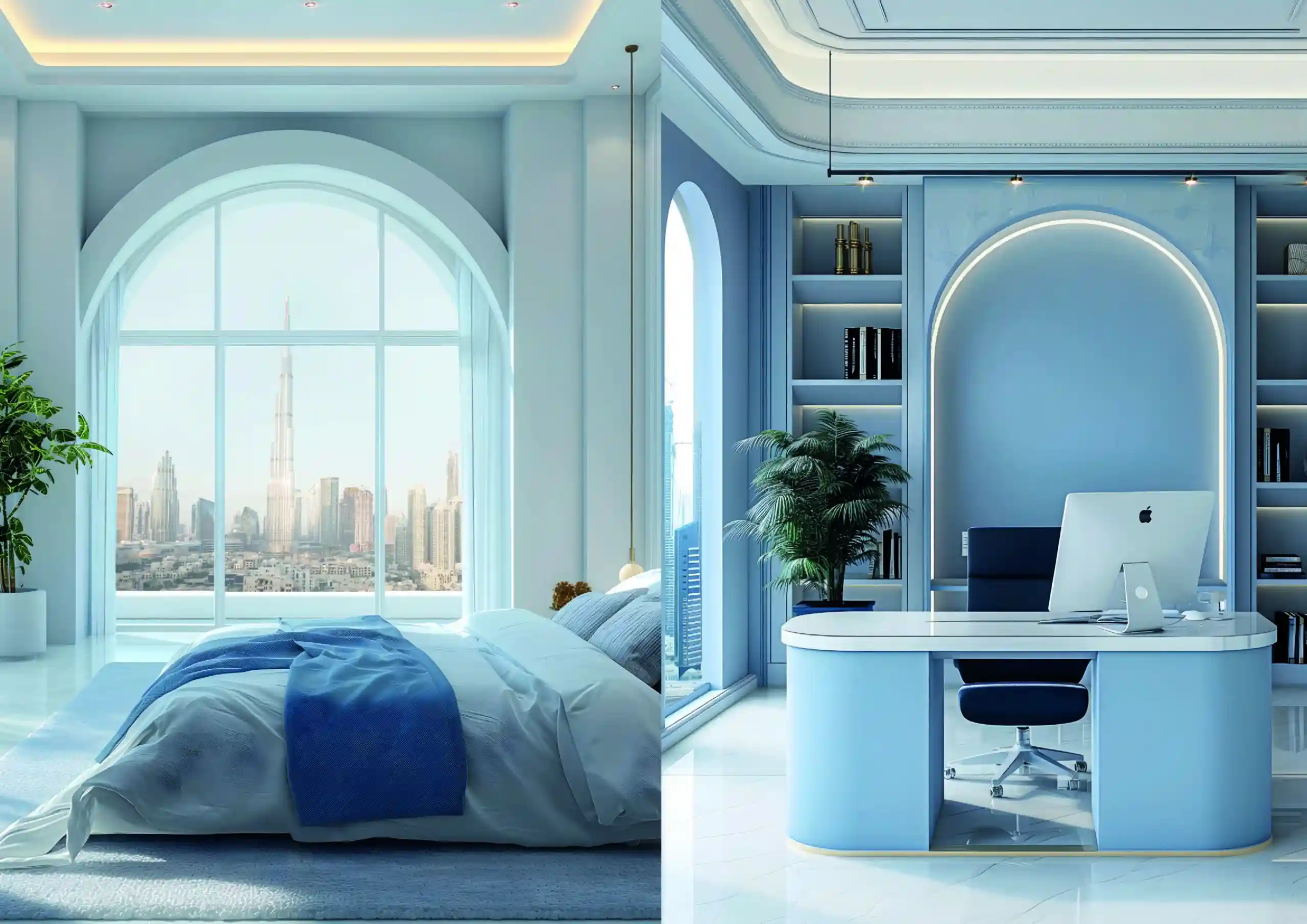 دیزاین داخلی پروژه تایگر اسکای از تایگر در منطقه بیزنس بی