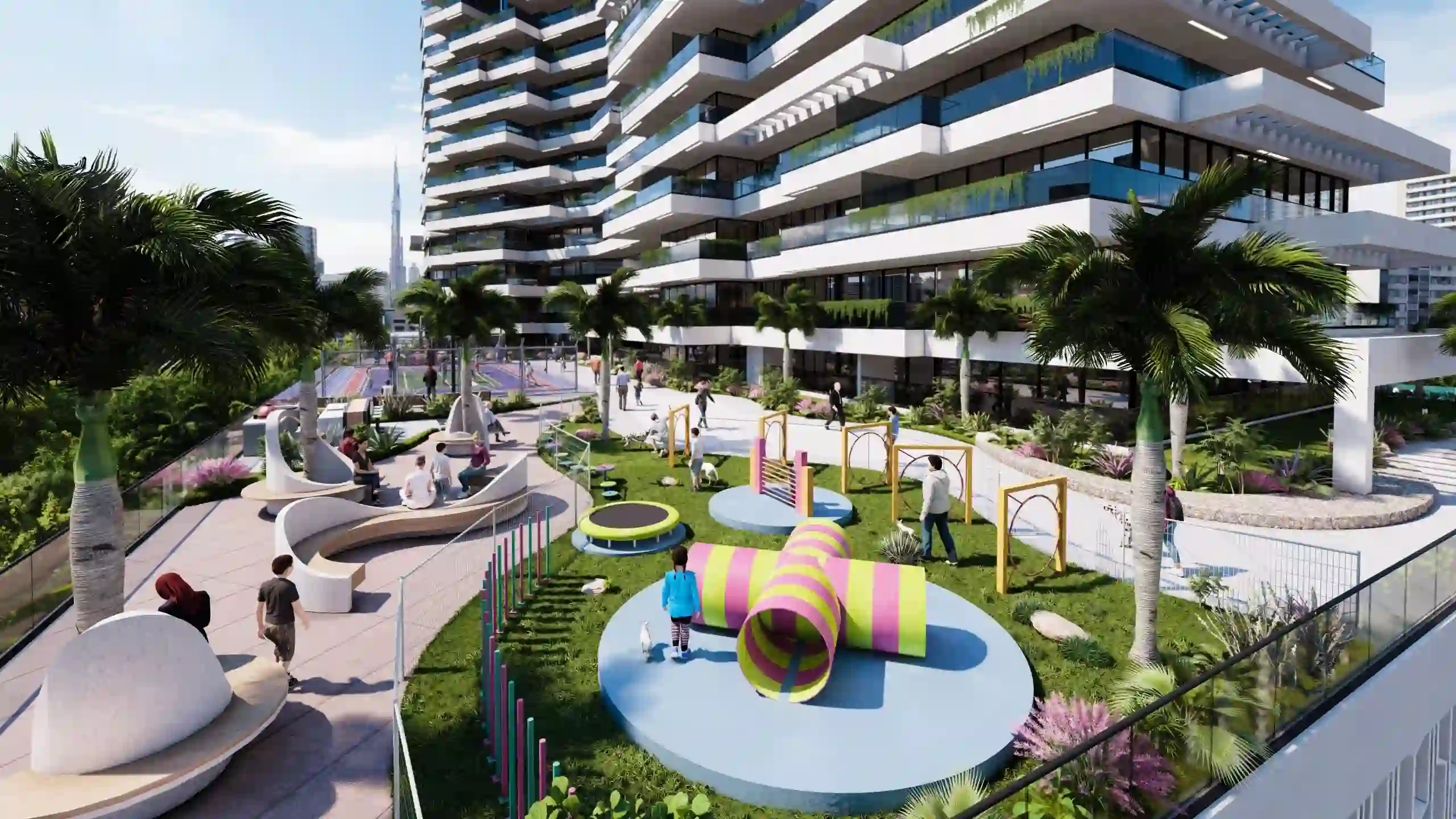 زمین بازی کودکان از پروژه ترینیتی از سازنده دکا در منطقه ارجان