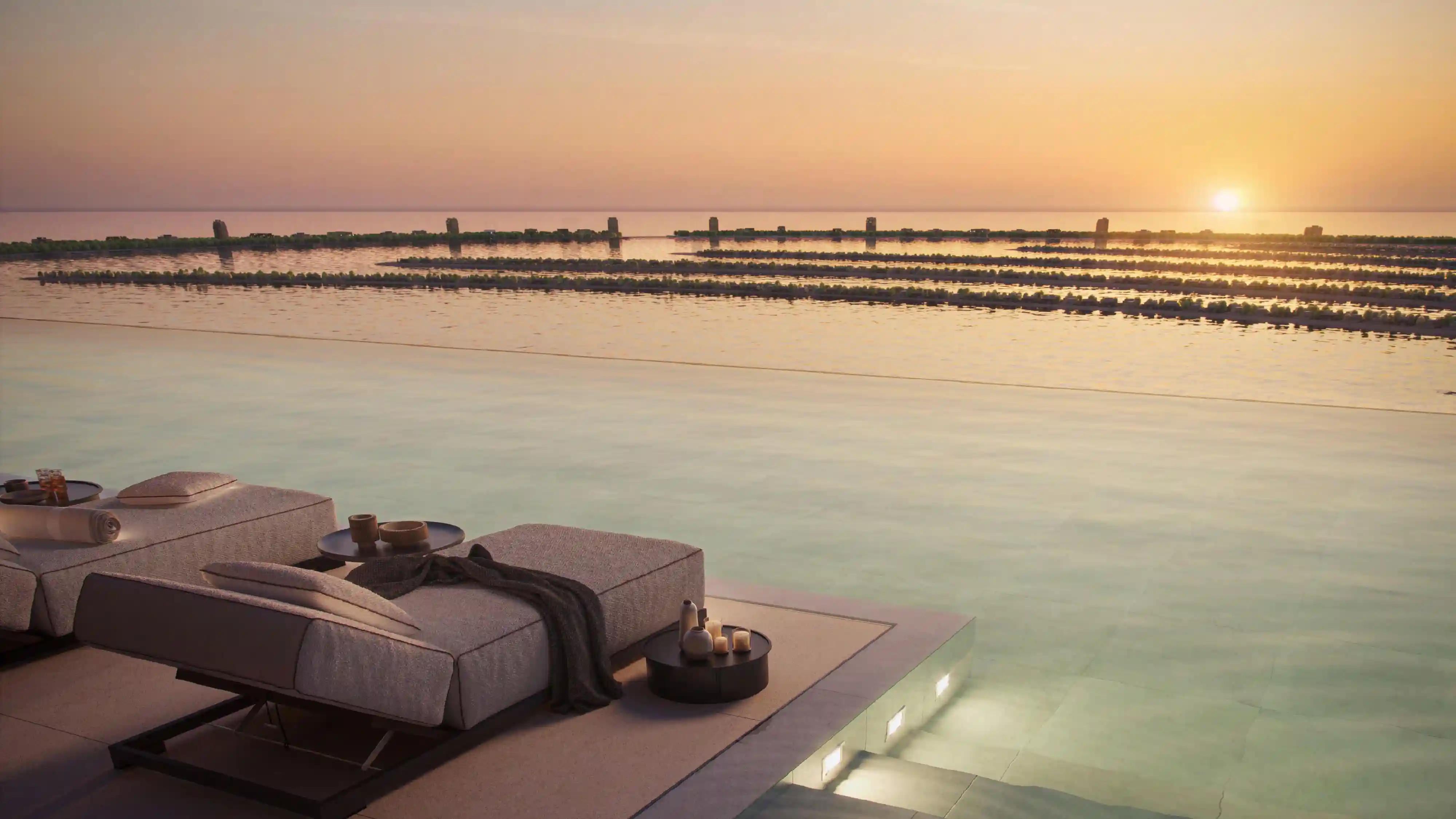 تصویری از پروژه پالم جبل علی از نخیل